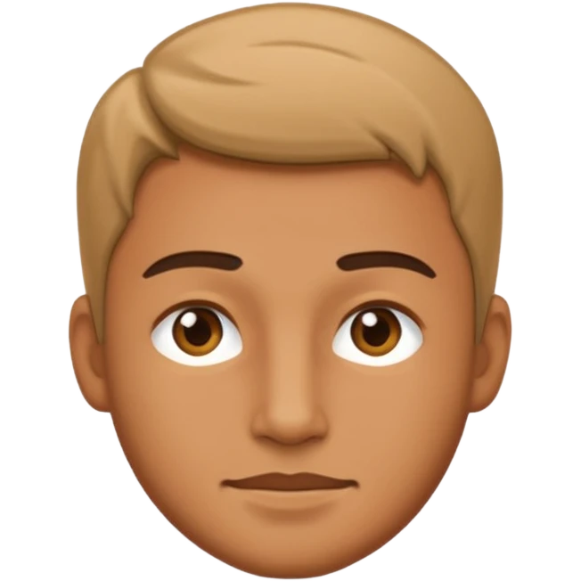 Man met een emoji