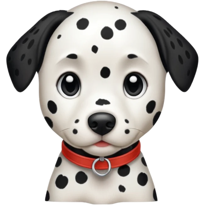 Dalmatian dog emoji
