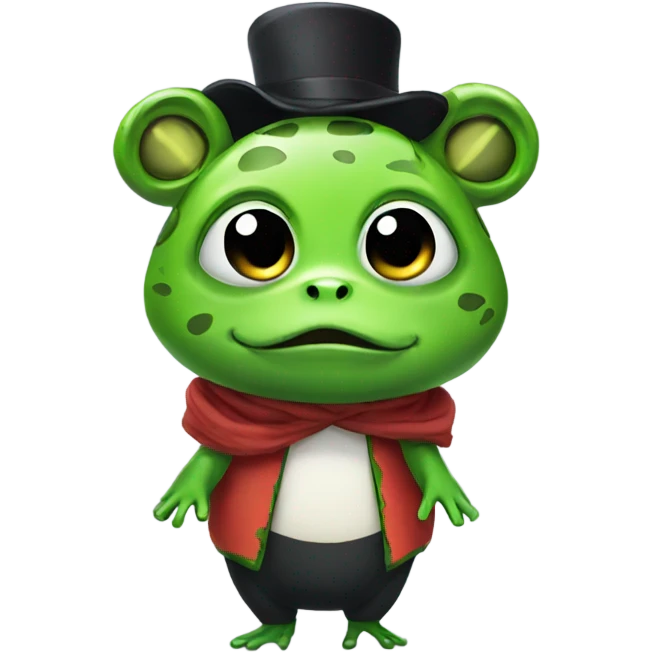 frog in panda costume emoji