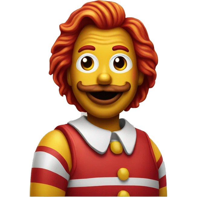 ronald mcdonald emoji