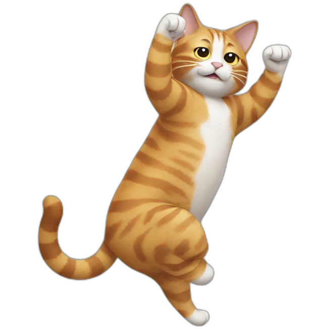 Cat dabbing emoji