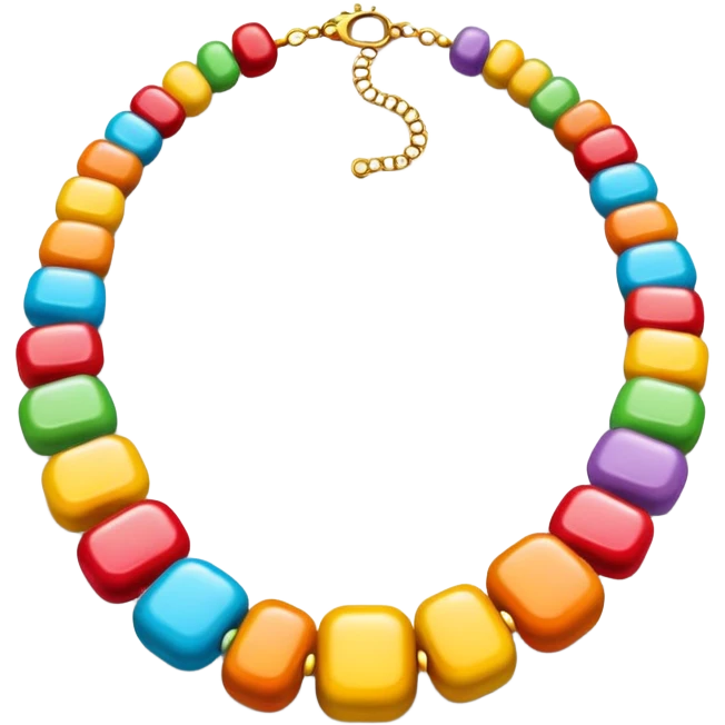 Candy necklace emoji