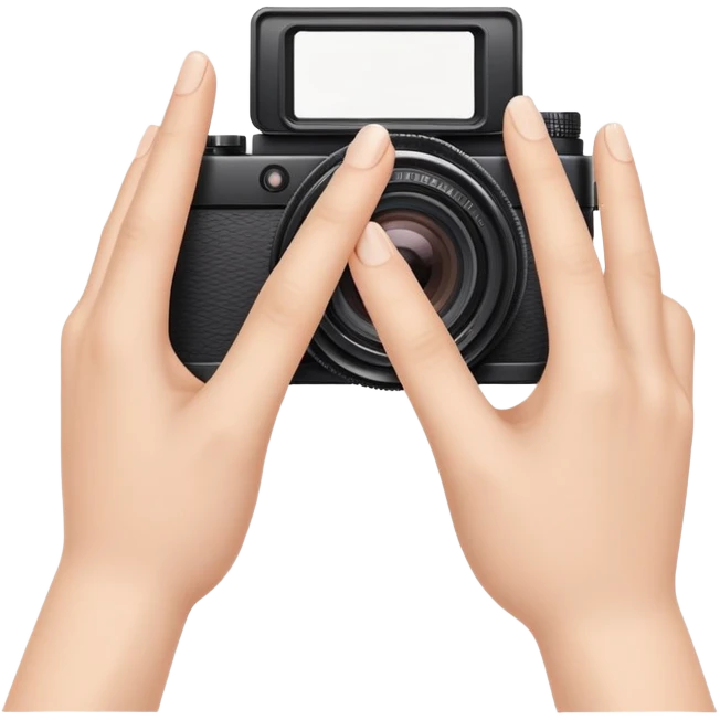 fingers framing hand gesture, camera viewfinder with hands emoji