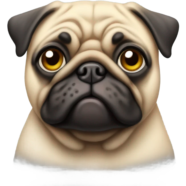 Fat pug emoji