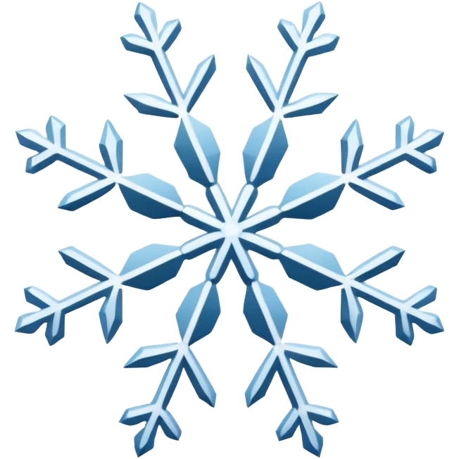 snow flaxes emoji