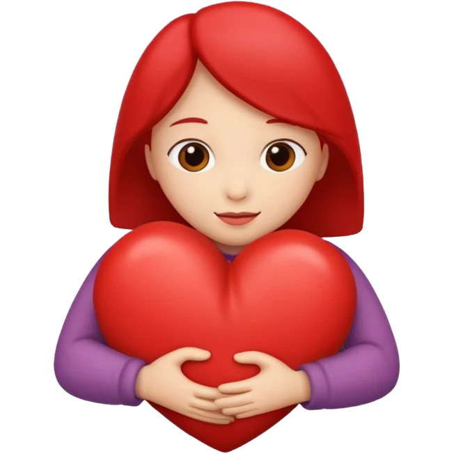 heart hug emoji