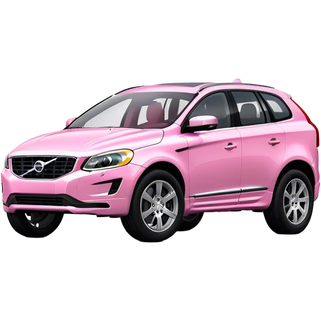 Pink volvo xc60 emoji