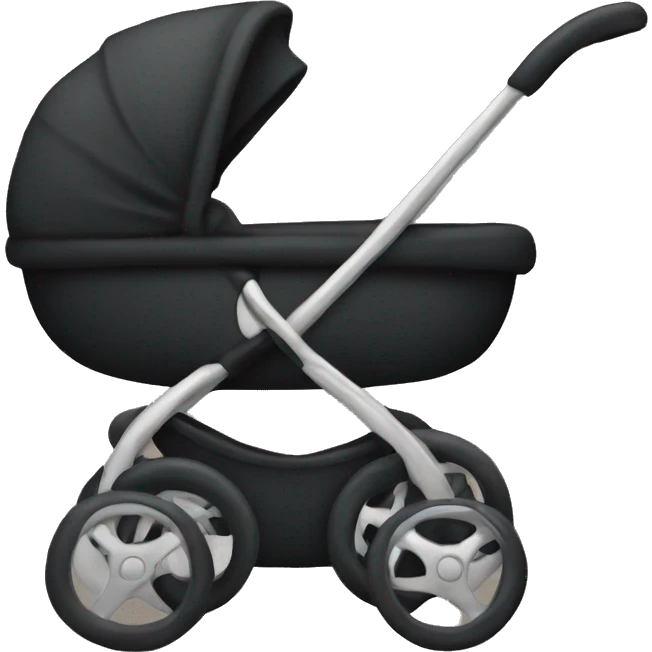 Black stroller  emoji