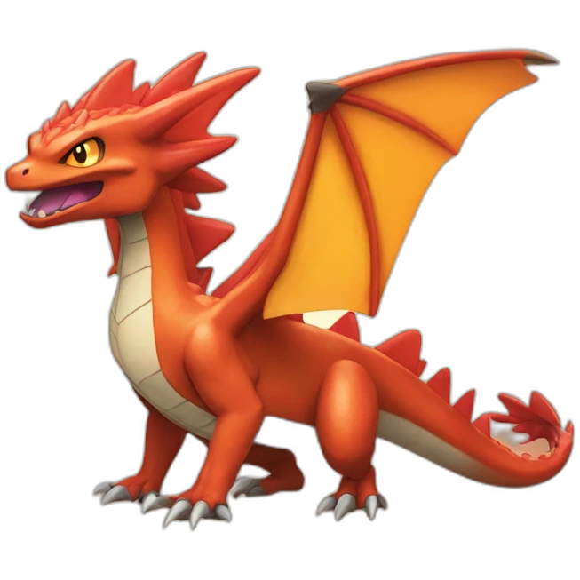 Dracaufeu pokemon emoji