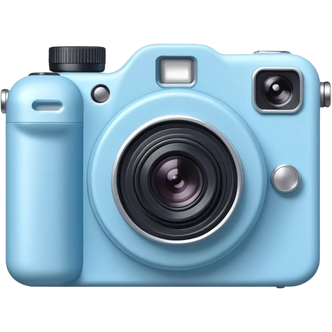 light blue mini camera emoji