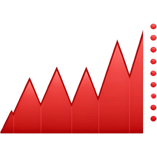 Chart going down emoji