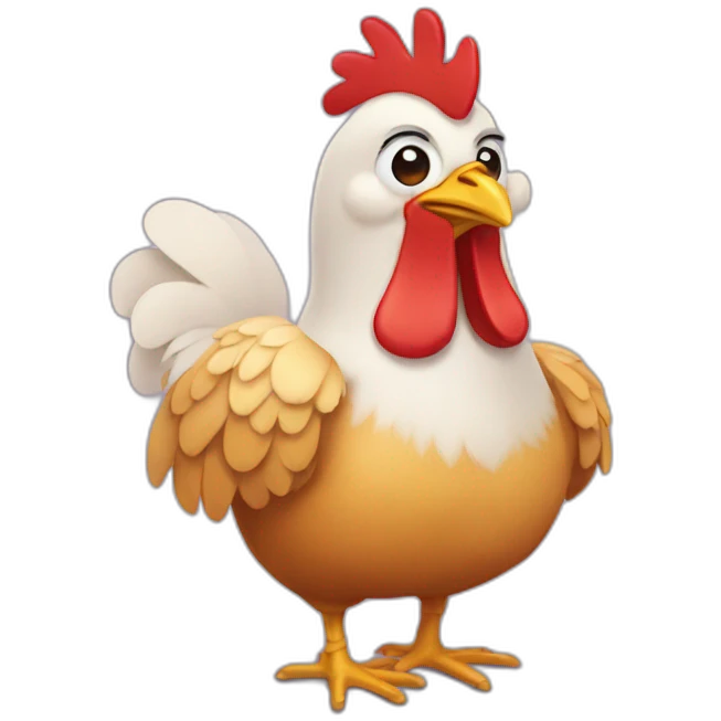 chicken cof emoji