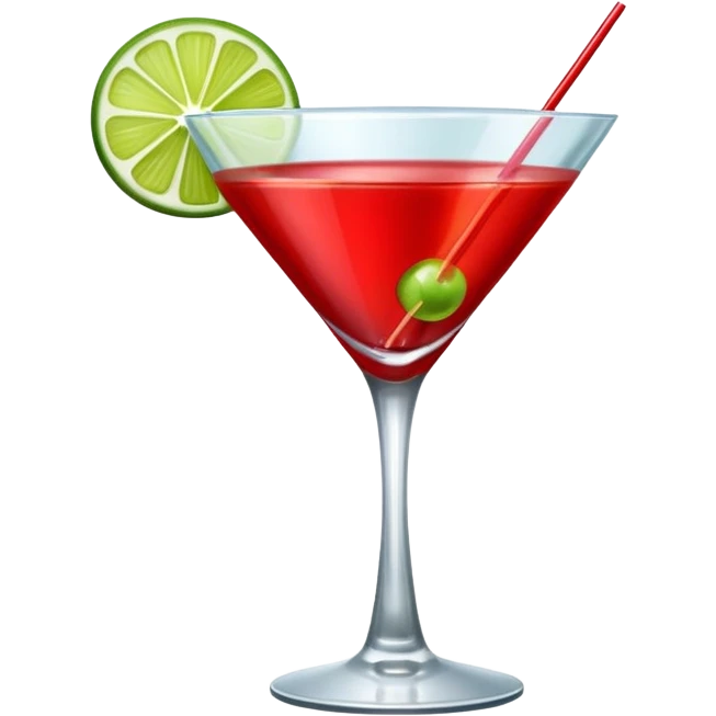 red martini emoji