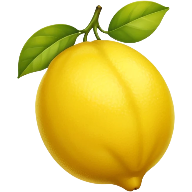 single lemon emoji