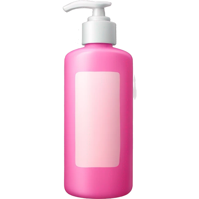 Bottle of pink lotion emoji