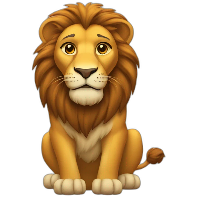 Roi lion emoji