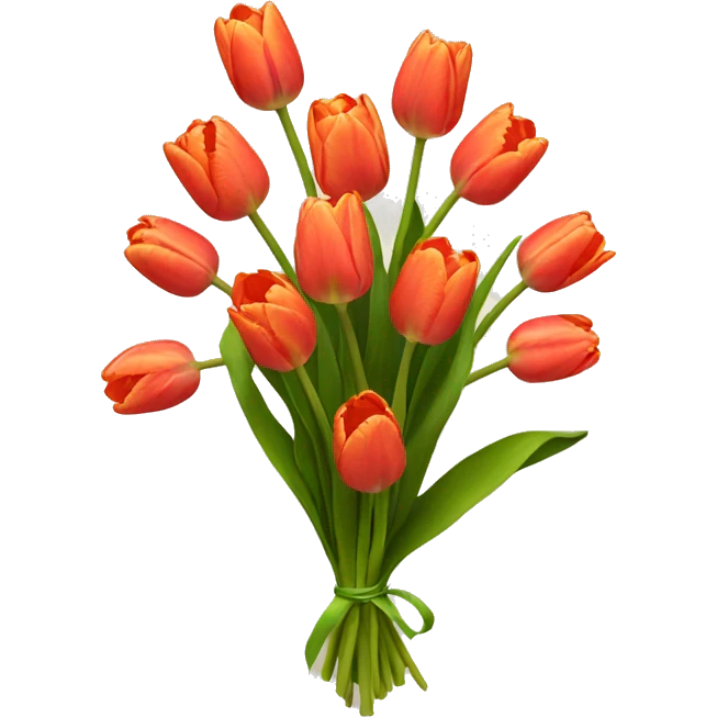 tulip bouquet emoji