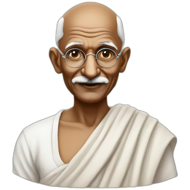 Mahatma Gandhi emoji