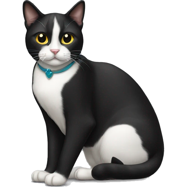 Tuxedo cat  emoji