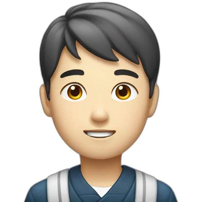 Korean schoolboy emoji