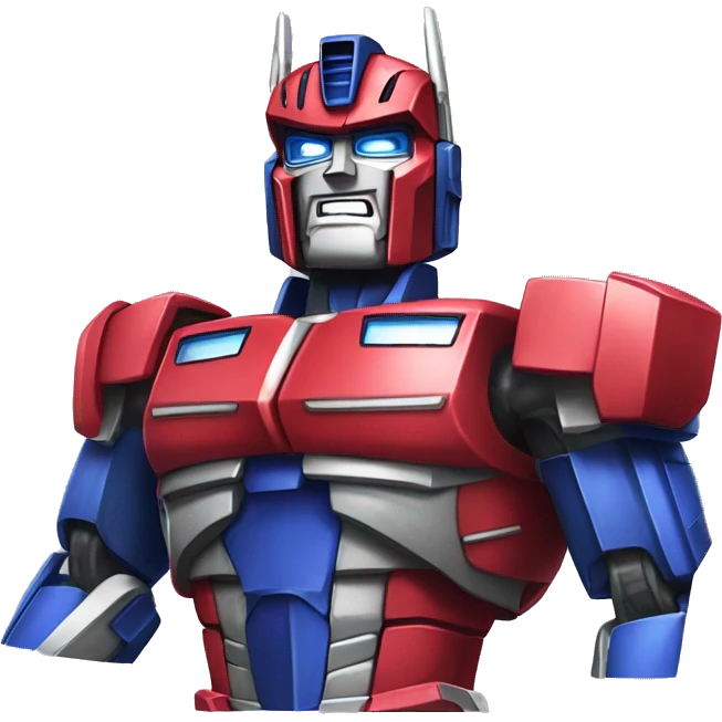 muscular-optimus-prime emoji | AI Emoji Generator