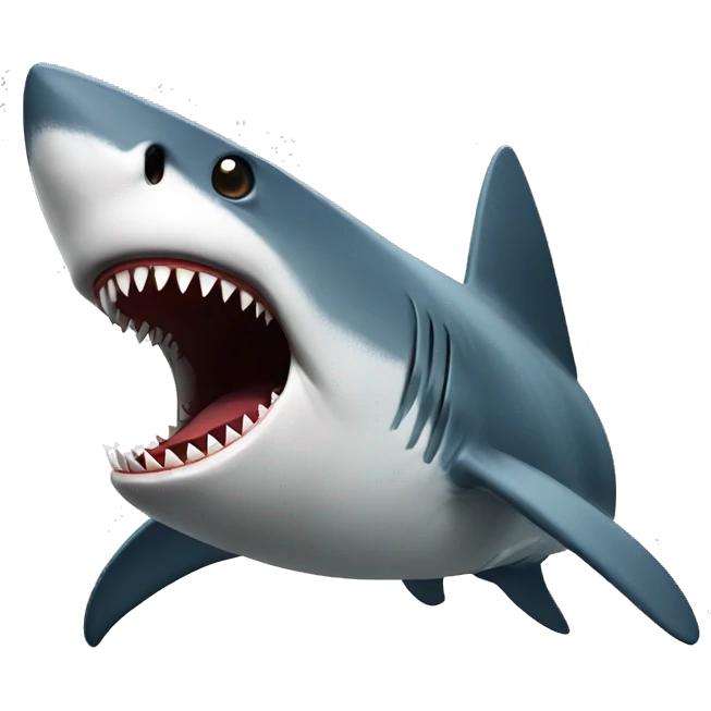panic shark emoji