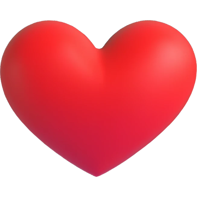 red heart emoji