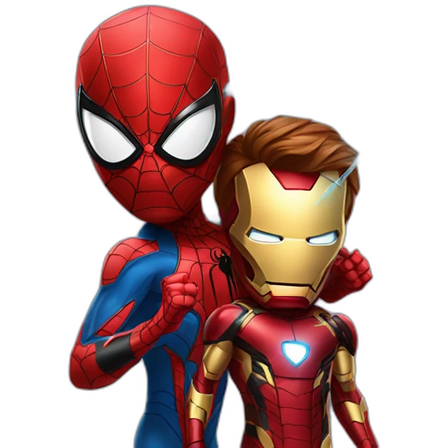 Spider-Man with Ironman emoji