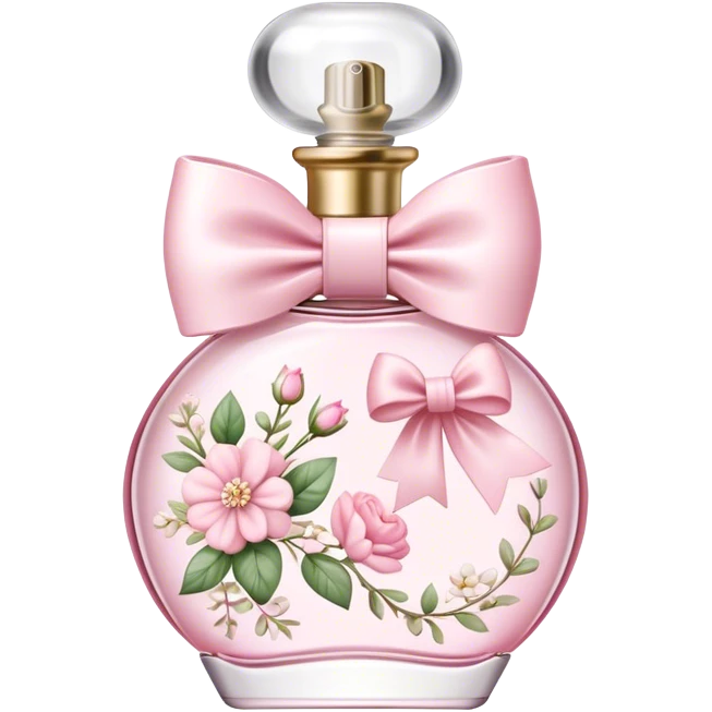 Loveshackfancy bow perfume bottle emoji