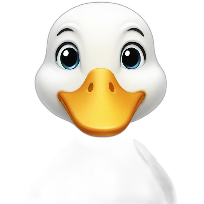 White duck emoji