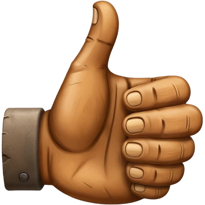 Shitty thumbs up emoji