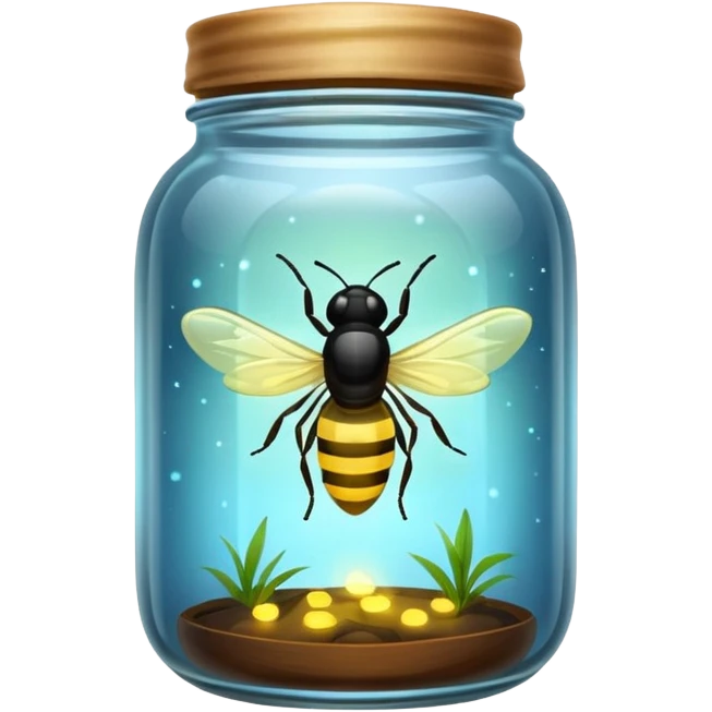 fireflies in a jar emoji