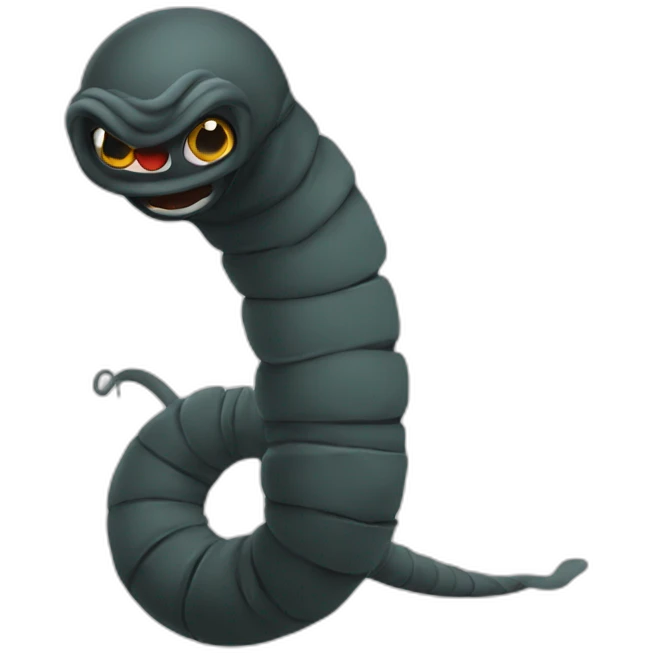 Ninja worm emoji