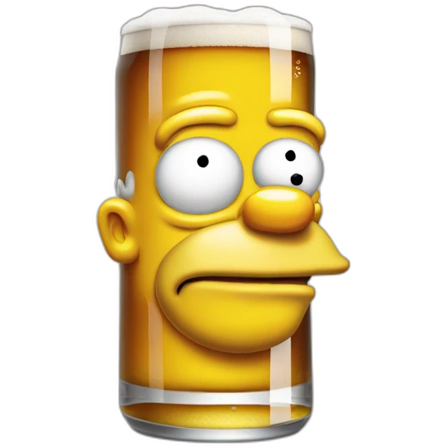 Homer simpson bière emoji