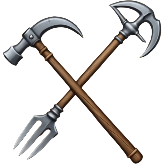 The Dark Rake emoji