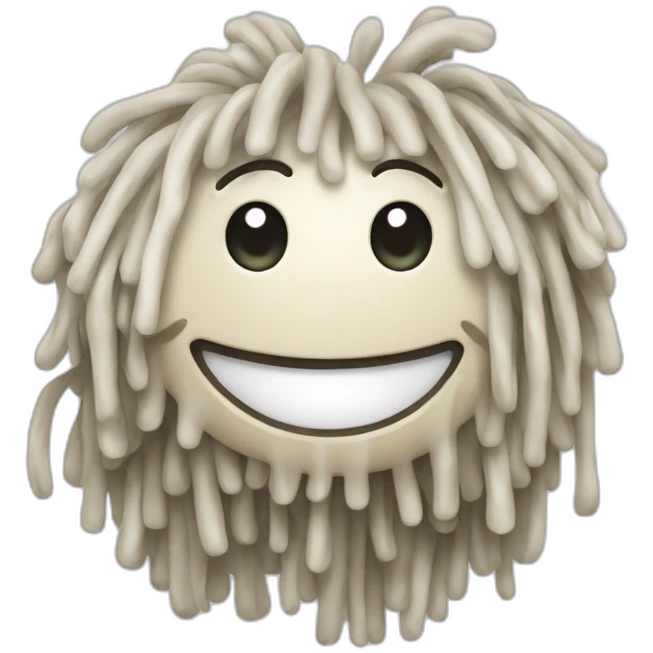 happy mop face emoji