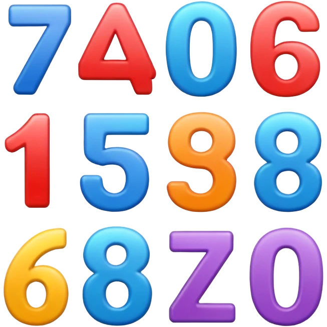 7 numbers
 emoji