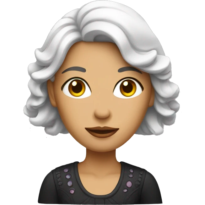 Lady with design sy emoji