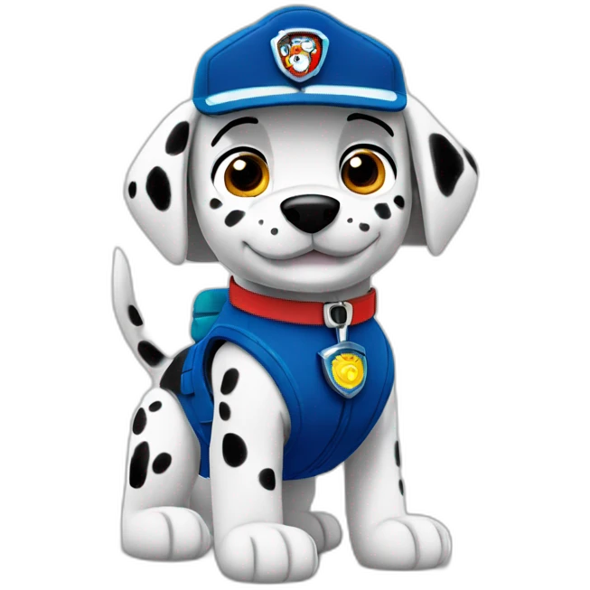 paw patrol dalmatien emoji