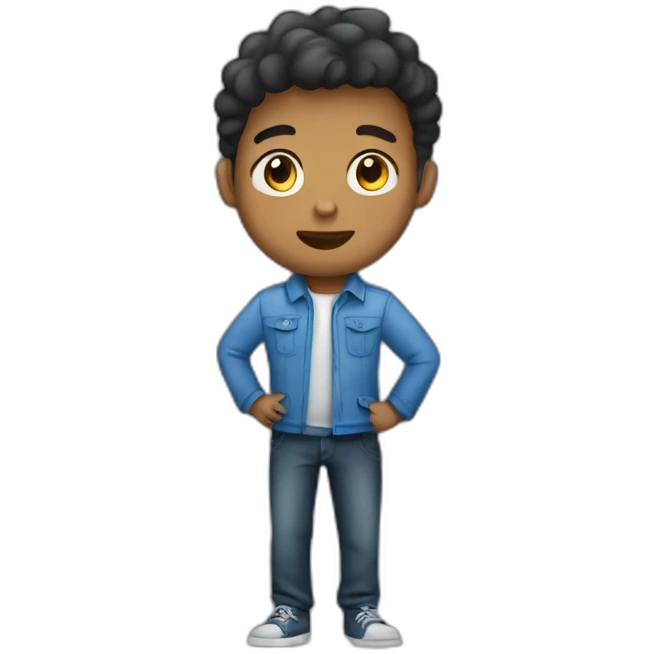 The boy who value time emoji