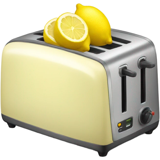 Lemon toaster  emoji