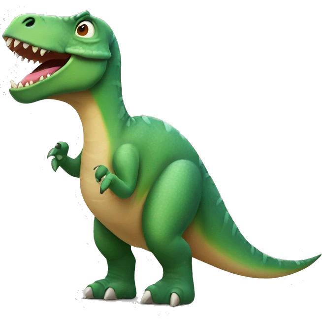 very funny dinosaur emoji