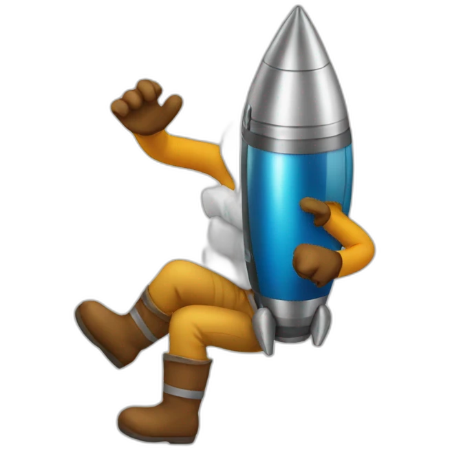 drunken-rocket emoji