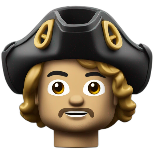 Lego pirate minifigure emoji