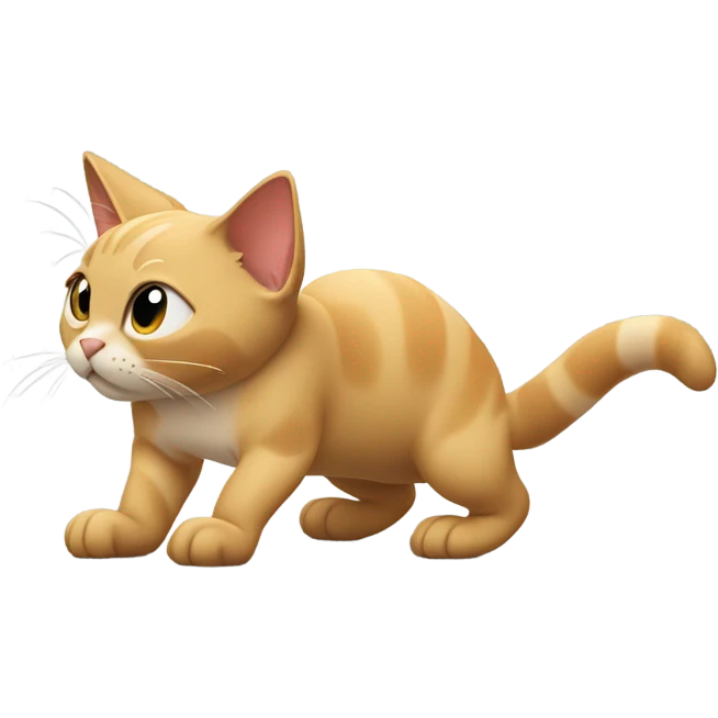 Cat push-ups emoji
