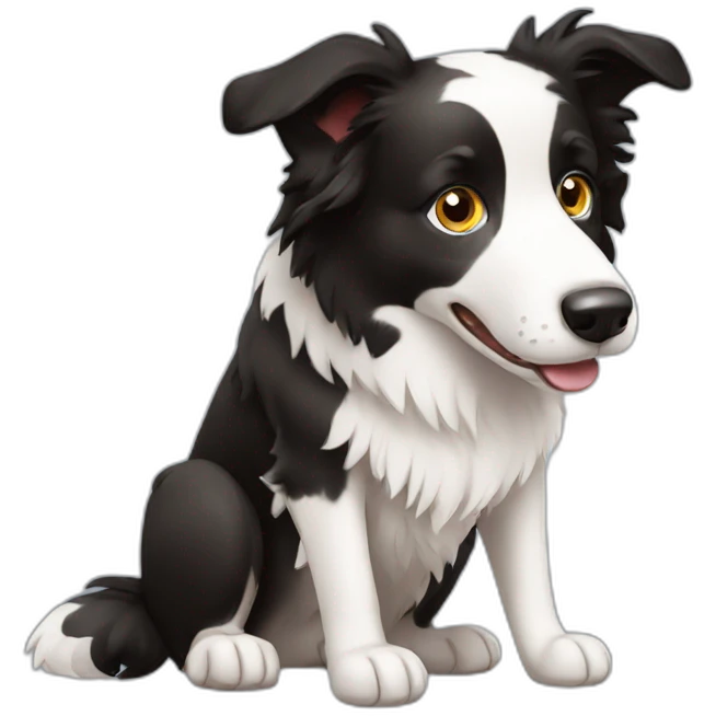Border collie emoji