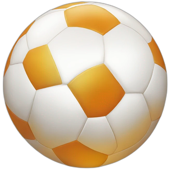 Un ballon def foot en feu emoji