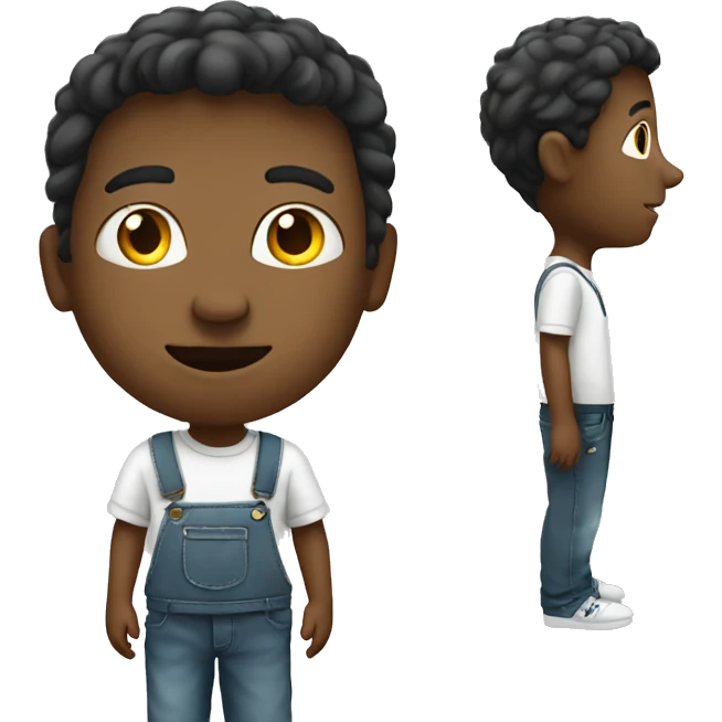 Standing boy white  emoji