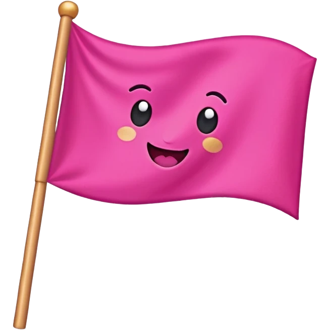 pink flag emoji