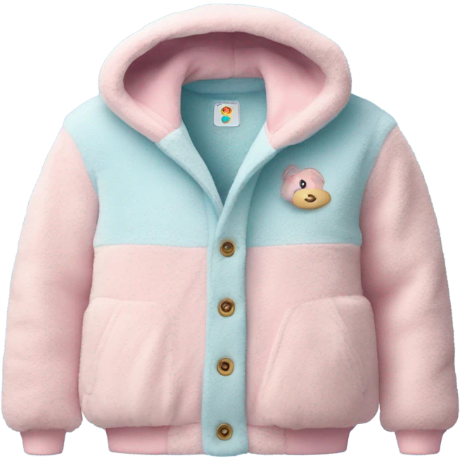 fluffy children's jacket  emoji